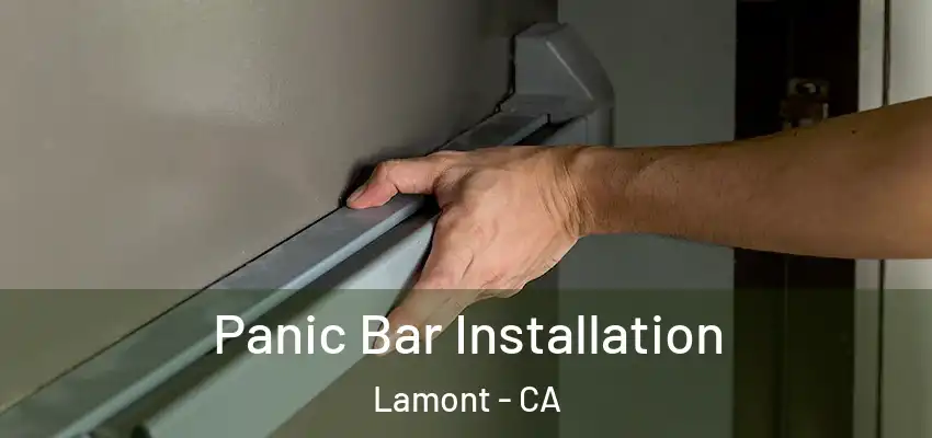  Panic Bar Installation Lamont - CA